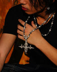 Destroy Lonely's “Prince of Darkness” Cross is one of the most striking pieces of jewelry connected to his dark and gothic aesthetic.