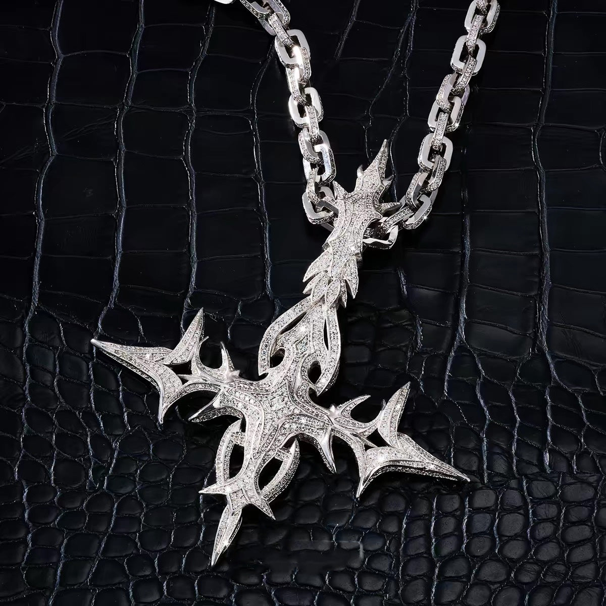 Destroy Lonely's “Prince of Darkness” Cross is one of the most striking pieces of jewelry connected to his dark and gothic aesthetic.