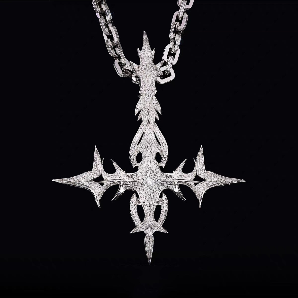 Destroy Lonely's “Prince of Darkness” Cross is one of the most striking pieces of jewelry connected to his dark and gothic aesthetic.