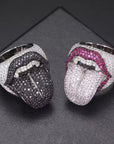buy kiss of death ring playboi carti destroy lonely ken carson silver white gold diamonds fully iced