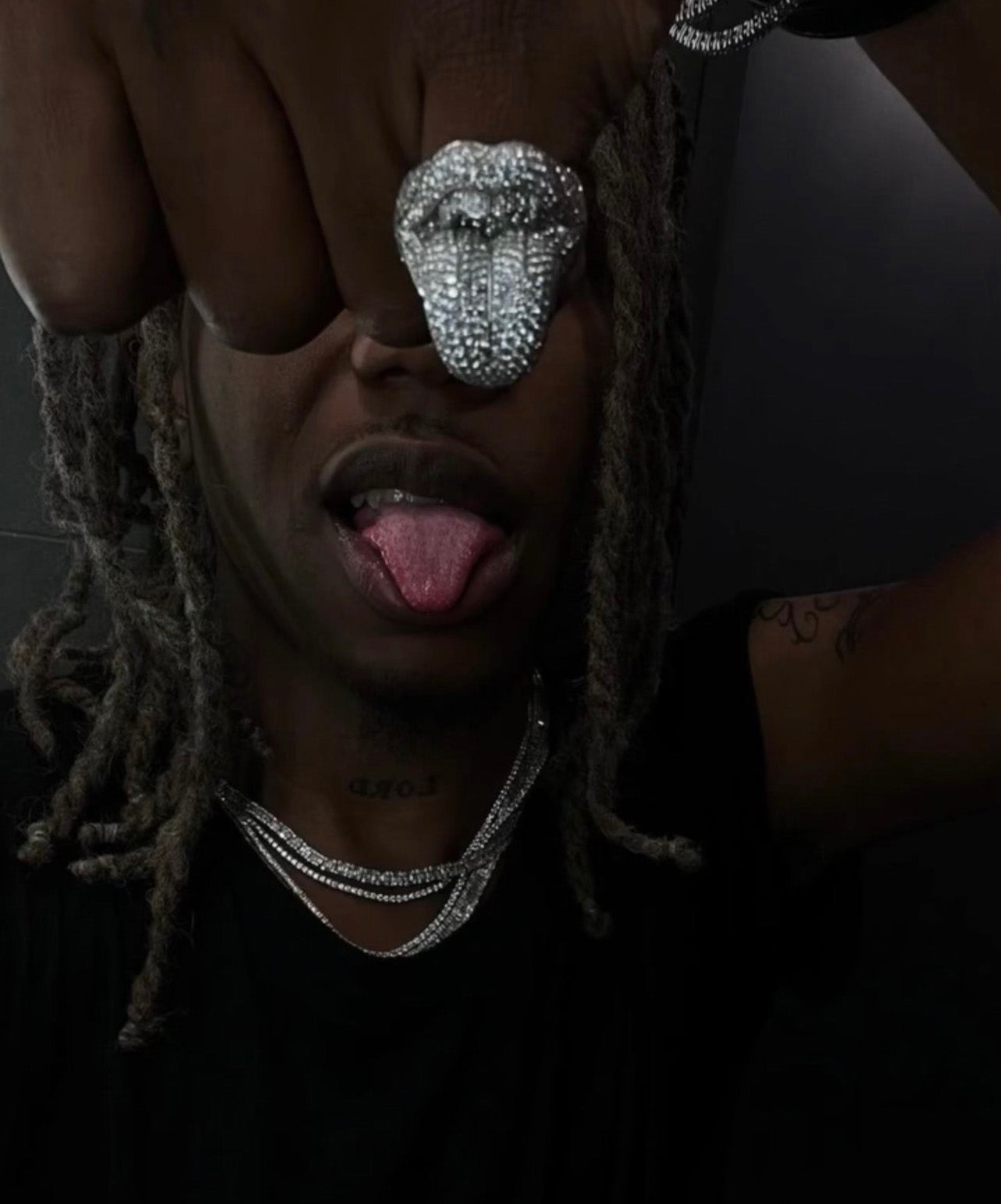 buy kiss of death ring playboi carti destroy lonely ken carson silver white gold diamonds fully iced