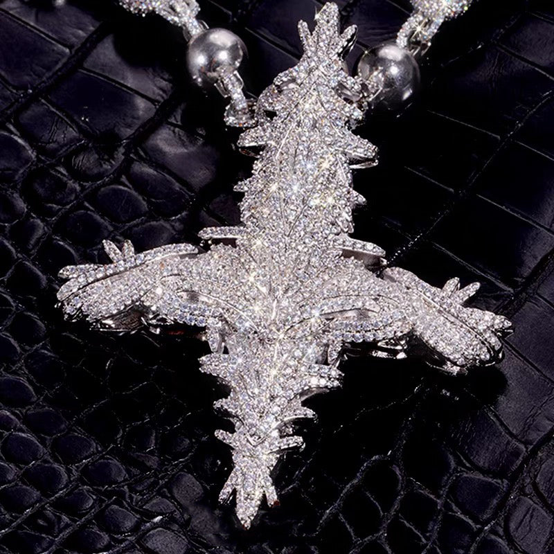 Playboi Carti Neue Antagonist Chain pendant neclace diamonds opium yvl new chain
