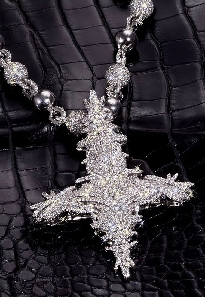 Playboi Carti Neue Antagonist Chain pendant neclace diamonds opium yvl new chain