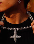 Playboi Carti Neue Antagonist Chain pendant neclace diamonds opium yvl new chain