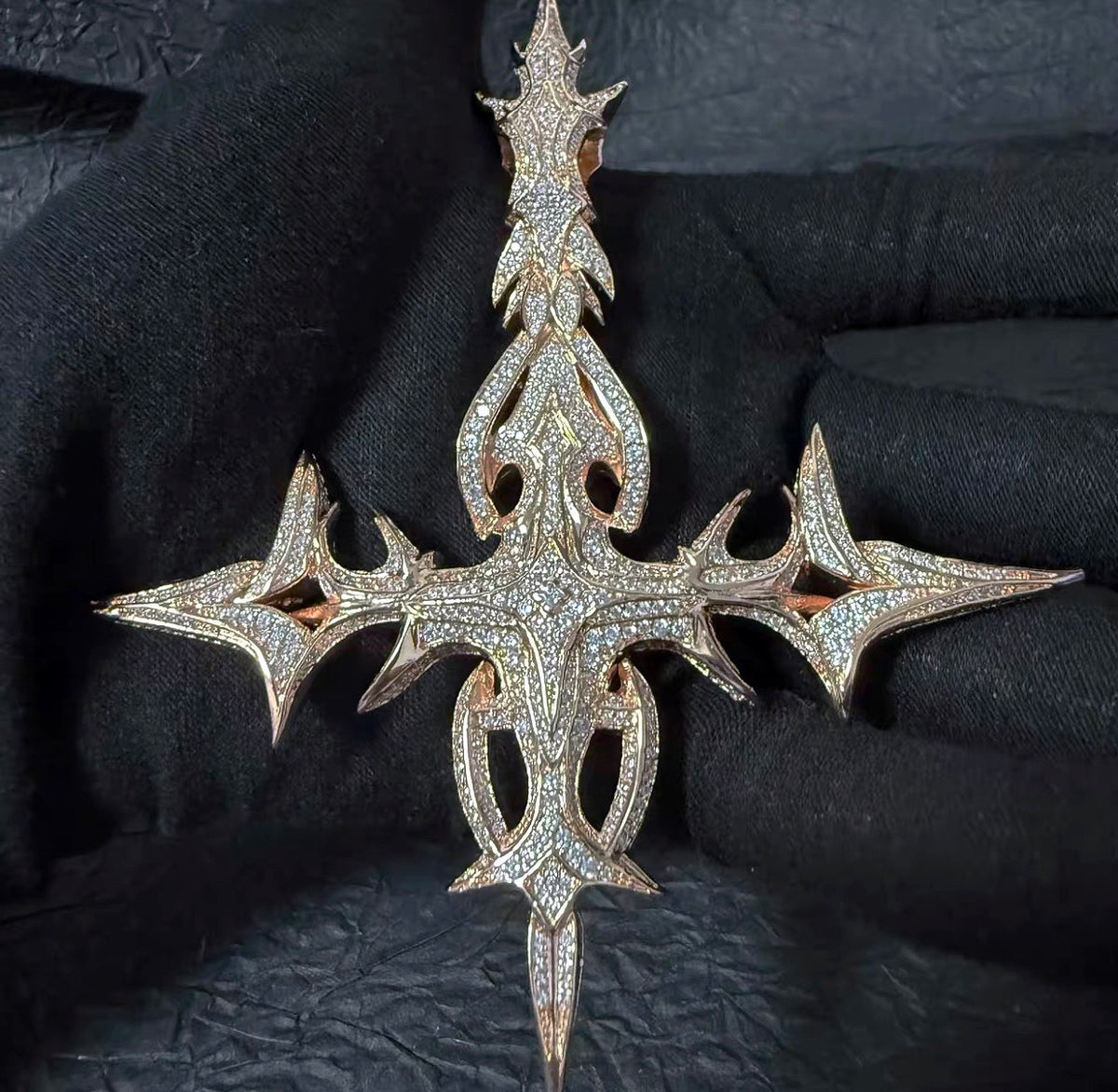 Destroy Lonely's “Prince of Darkness” Cross is one of the most striking pieces of jewelry connected to his dark and gothic aesthetic.