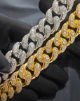fully iced bandana cuban links diamond necklace chain blueface rapper custom jewelers Avianne