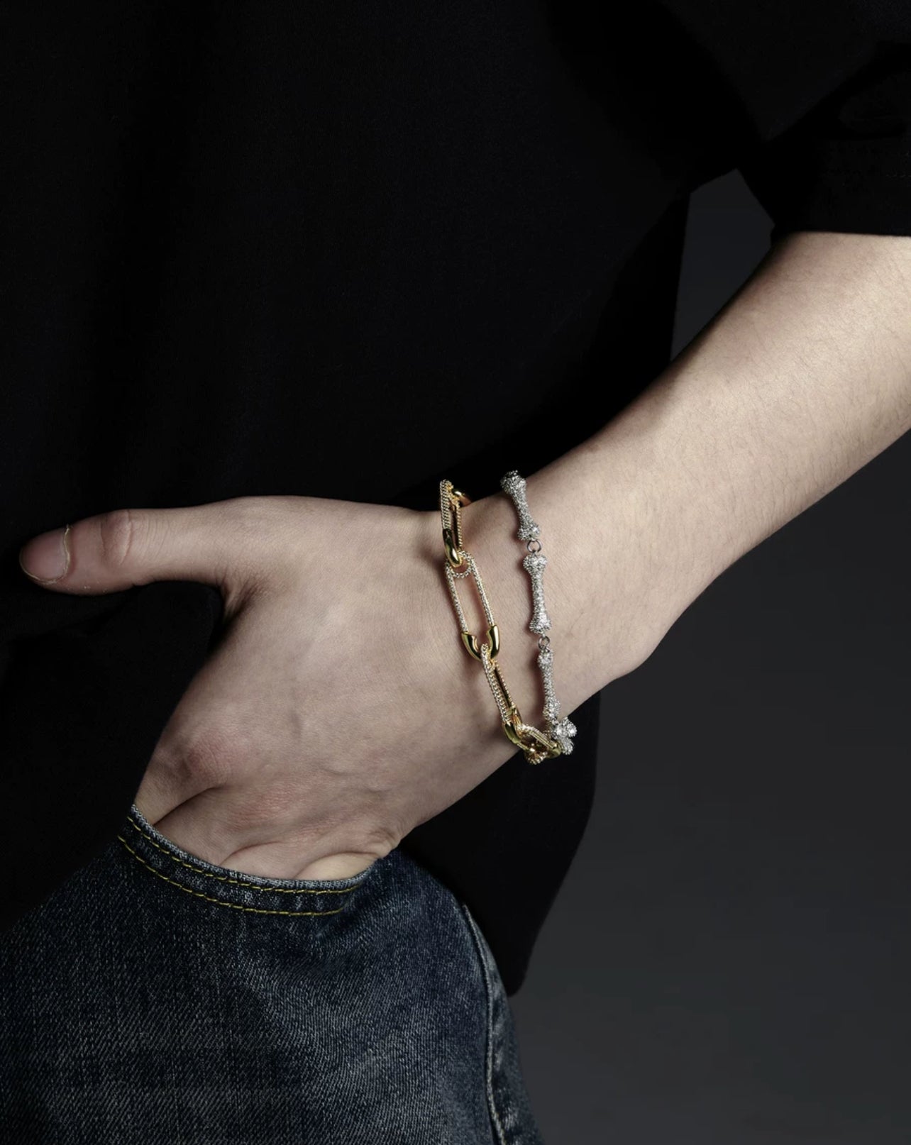 paper clip links jacob &amp; co virgil abloh offwhite alike necklace chain link diamond travis scott silver white gold buy