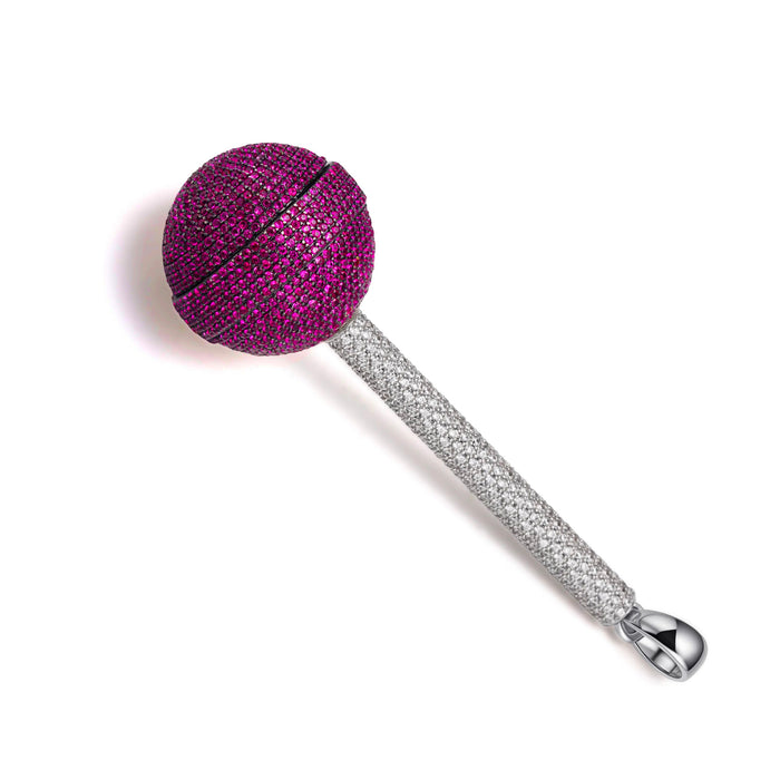 Playboi Carti iced-out diamond lollipop at the 2025 BET Awards for sale reddit hypebeast YVL
