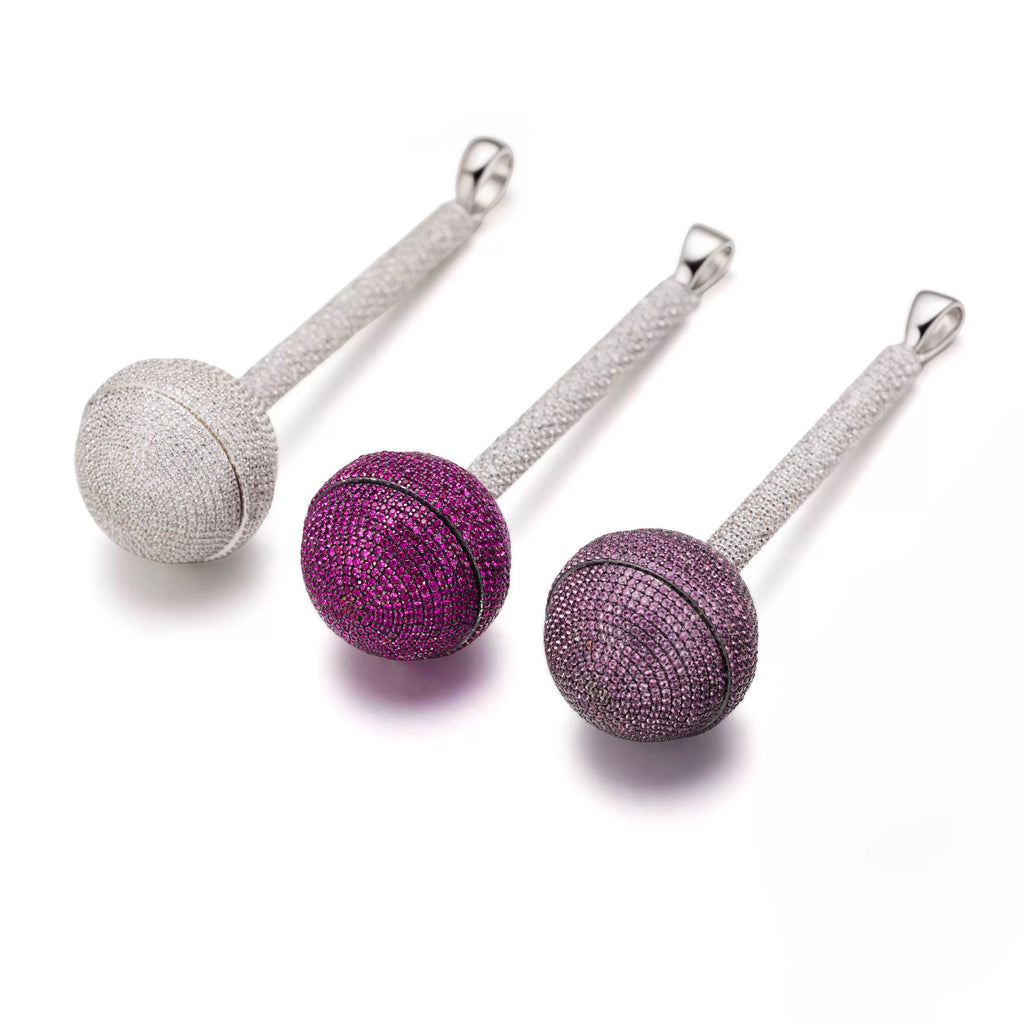 Playboi Carti iced-out diamond lollipop at the 2025 BET Awards for sale reddit hypebeast YVL
