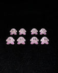 Kirby 星のカービィ diamond stud earring diamond fully iced stud earring custom benballer ifandco kylie jenner travis cardi b
