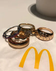 hamburger ring nadine as seen on Nigo in multicolored vvs diamond ifandco