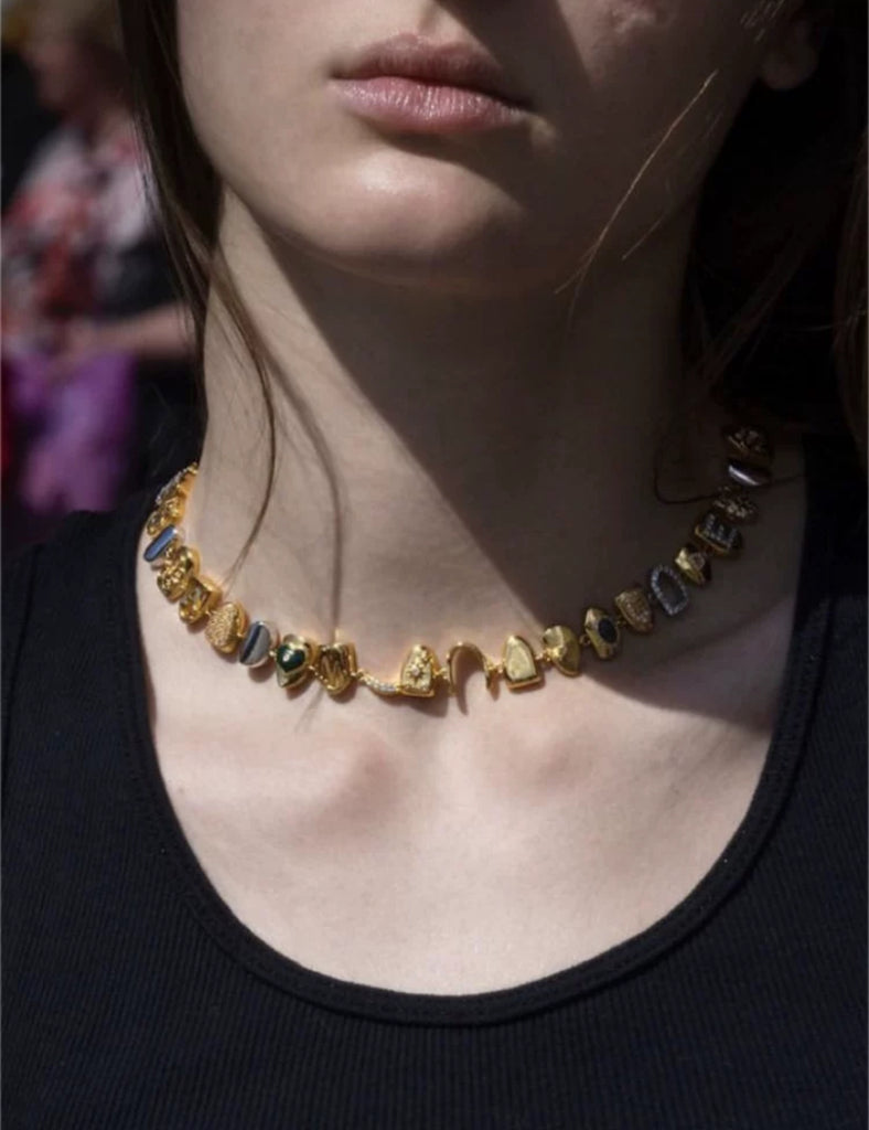 Farfetch Medea The Erin Taylor Gemstone Necklace Vogue instagram