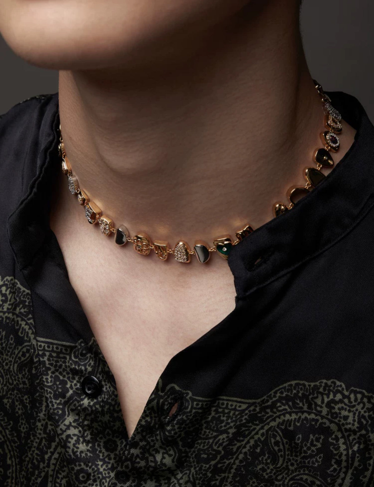 Farfetch Medea The Erin Taylor Gemstone Necklace Vogue instagram
