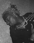 ken carson upside down cross diamond necklace a great chao album cover trump buy now gifted by YVL Playboi Carti