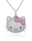 Back in the Fab Lane. Kimora Lee Simmons Sanrio hello kitty diamond necklace 