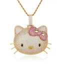 Back in the Fab Lane. Kimora Lee Simmons Sanrio hello kitty diamond necklace 