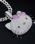 Back in the Fab Lane. Kimora Lee Simmons Sanrio hello kitty diamond necklace 