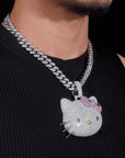 Back in the Fab Lane. Kimora Lee Simmons Sanrio hello kitty diamond necklace 