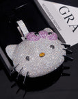 Back in the Fab Lane. Kimora Lee Simmons Sanrio hello kitty diamond necklace 