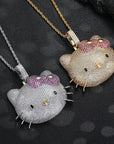 Fab Lane. Kimora Lee Simmons Sanrio hello kitty diamond necklace cardib pendant chain 