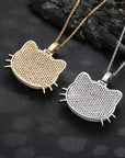 Fab Lane. Kimora Lee Simmons Sanrio hello kitty diamond necklace cardib pendant chain 