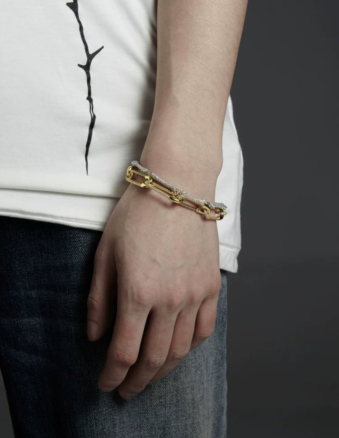 paper clip links jacob &amp; co virgil abloh offwhite alike necklace chain link diamond travis scott silver white gold buy