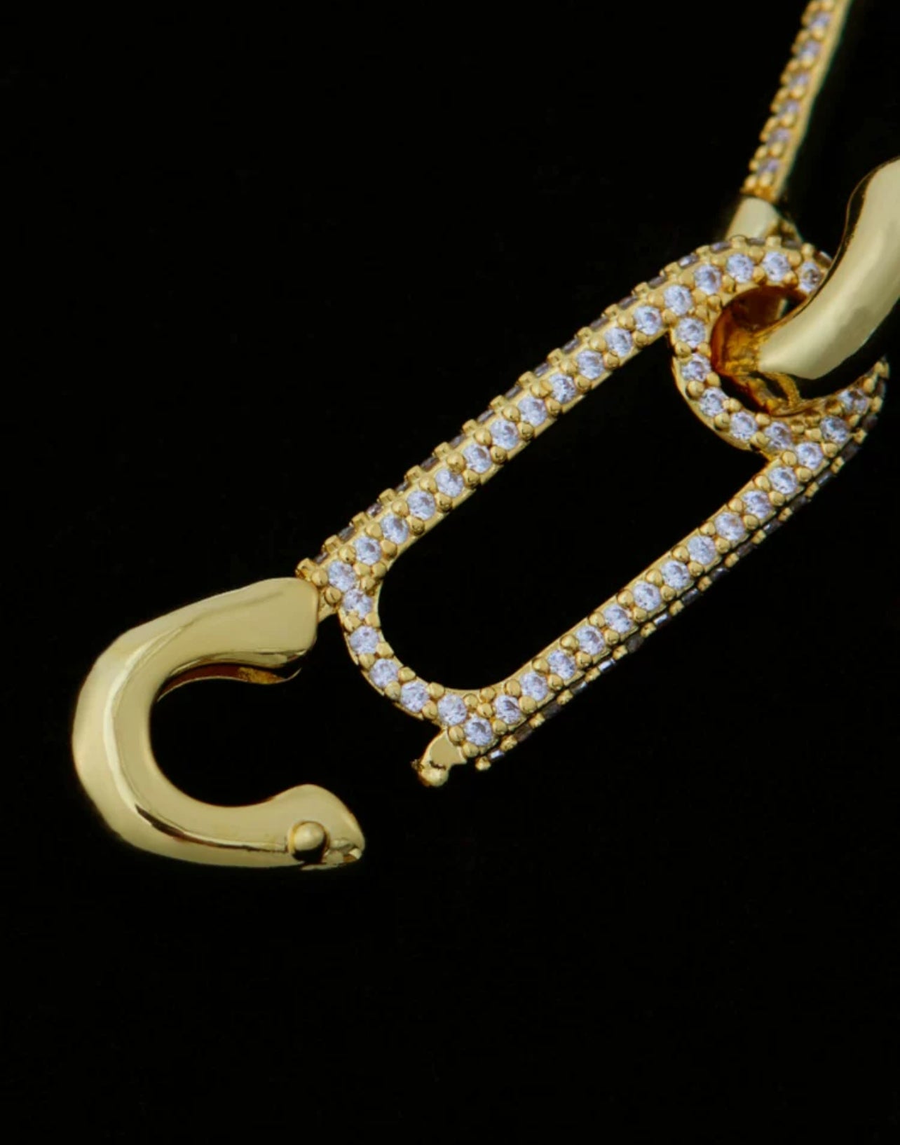 paper clip links jacob &amp; co virgil abloh offwhite alike necklace chain link diamond travis scott silver white gold buy