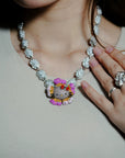 hennessy carolina cardi b sister hello kitty fully iced diamond necklace chain buy now custom jewelers