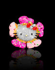hennessy carolina cardi b sister hello kitty fully iced diamond necklace chain buy now custom jewelers