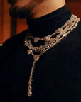 bubble heart megan cardib tennis link diamond necklace iced thomboydontkill