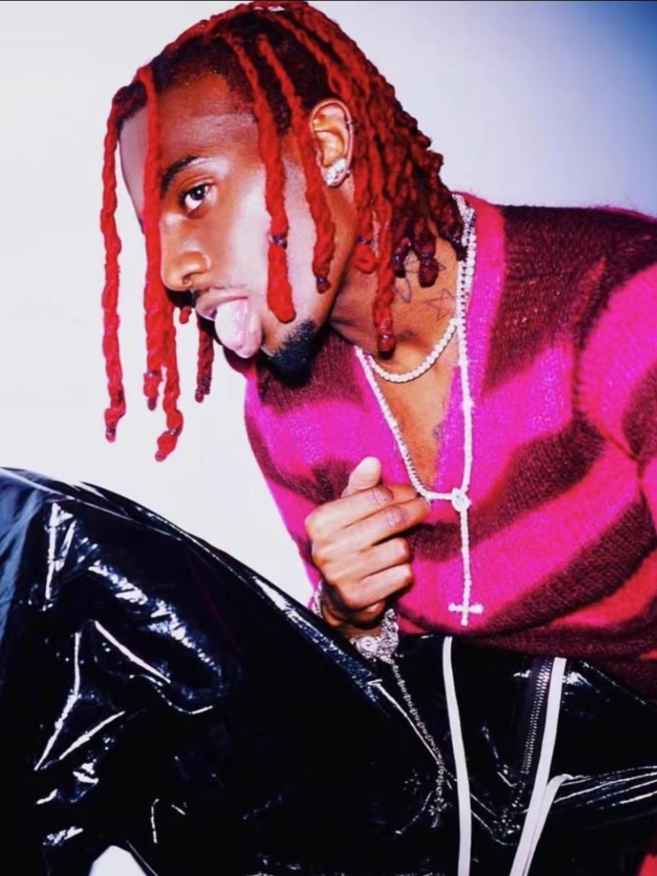 Playboi Carti rosary tennis chain – Bijouterie Gonin
