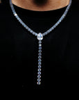 playboi carti birthday rosary diamond upside down cross st.peter tennis link necklace chain drake diamond necklace
