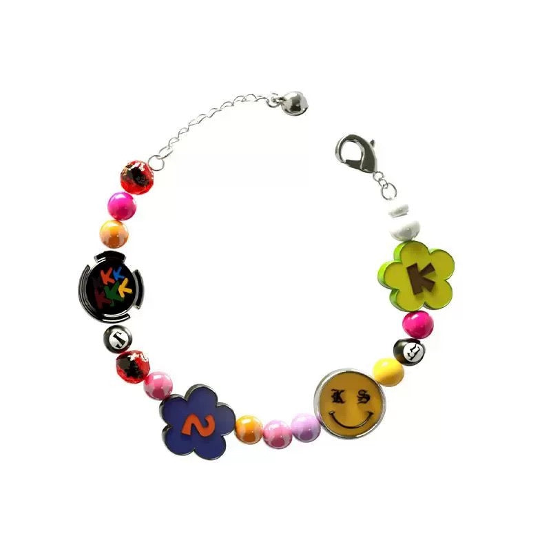 Salute KKKKKK Smiley Flower Bracelet – Bijouterie Gonin