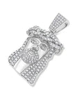ifandco jesus piece pendant necklace free chain diamond vvs gold price silver
