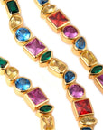 Pharrell Williams grills are studded with sapphires, rubies and emeralds. INFINITY GAUNTLETS jewelry diamond choker jacob & co short necklace gemstone heart Gabby Elan Jewelry infinity stone grillz grill grills
