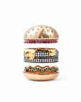 Hamburger Ring Stack — Exploded View