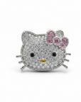cardib toxiicfaiiry hello kitty sanrio cuban links chain diamond necklace choker charm Hennessy Carolina