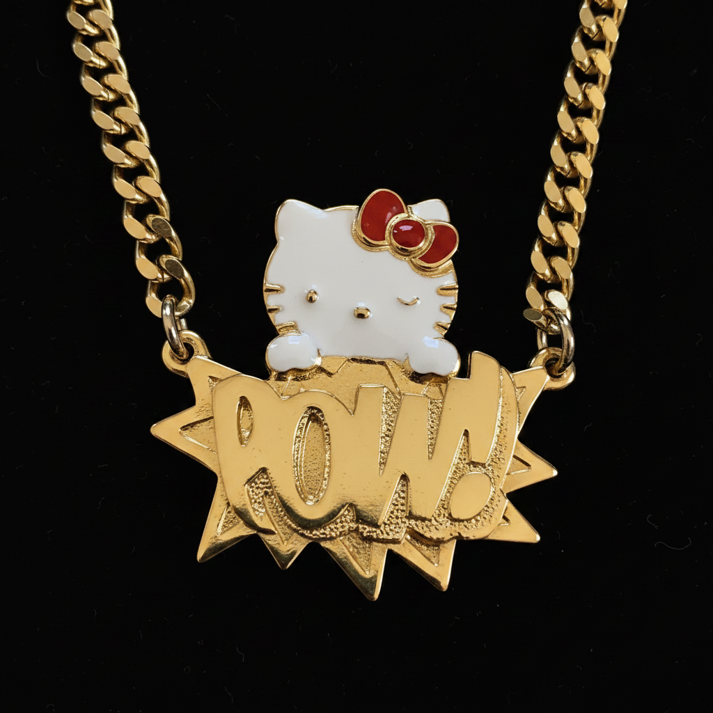 ambush hello kitty pow necklace sanrio kanye west CL 2NE1