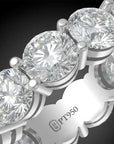 Harry Winston eternity diamond ring Kylie Jenner Moissanite HW Van Cleef Cartier kardashian  Tyler the creator ring jewelry