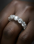 Harry Winston eternity diamond ring Kylie Jenner Moissanite HW Van Cleef Cartier kardashian  Tyler the creator ring jewelry