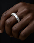 Harry Winston eternity diamond ring Kylie Jenner Moissanite HW Van Cleef Cartier kardashian  Tyler the creator ring jewelry