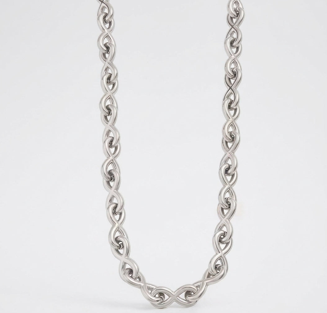 8mm Infinity loop Link Chain drake owl ken carson playboi carti yvl diamond necklace chain