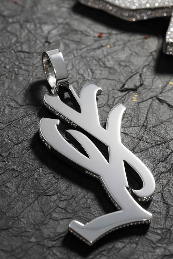 playboi carti yvl YOUNG VAMP LIFE custom necklace chain diamond exact design infinity link cuban link neclace chain diamonds