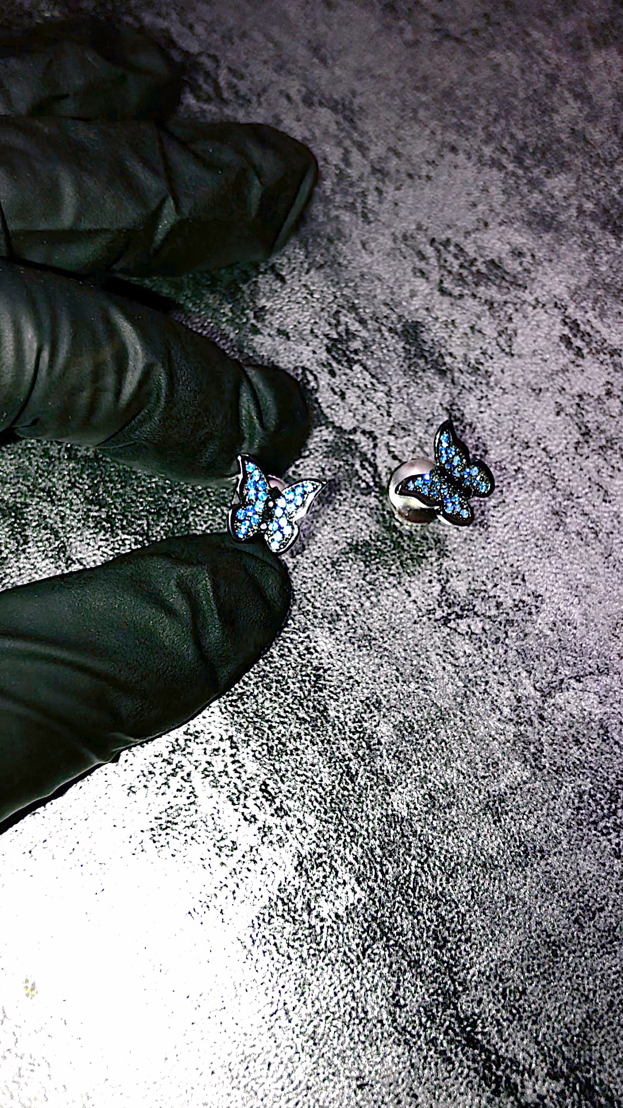 ian connor butterfly emoji earring vlone revenge ian connor luka sabbat ifandco new jewelry bling