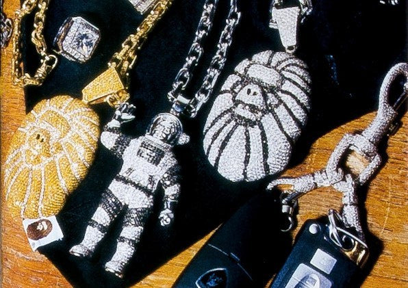 Nigo bape vintage ape head necklace pendant chain ifandco travis scott chris brown shopgld kingice