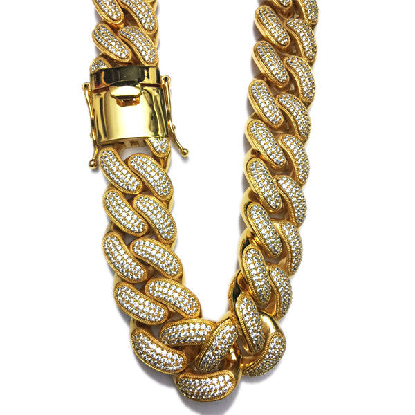 jumbo cuban link 30mm gold miami chain