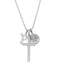EYEFUNNY smiling face pendant necklace chain diamond vvs アイファニー POGGY KIM JONES VIRGIL JBALVIN