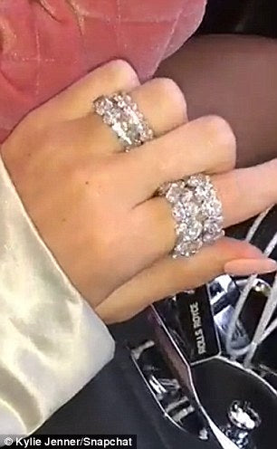 Kylie Jenner signature eternity band ring in oval kylie ring diamond