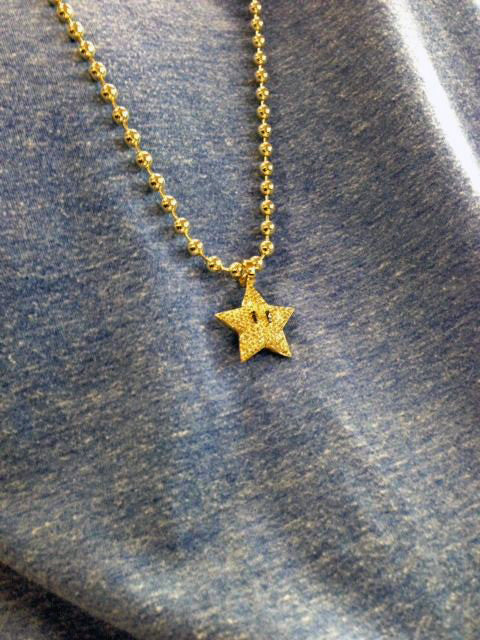 super mario star pendant 