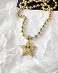 Mario star necklace 